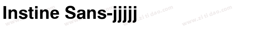 Instine Sans字体转换